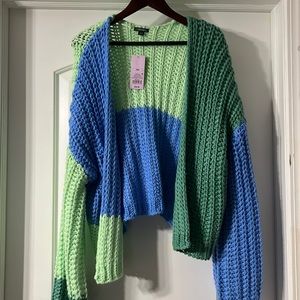 Color block sweater